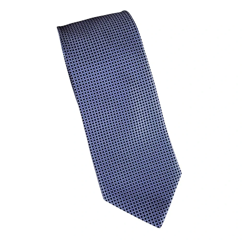 Jos A. Bank Mens Neck Tie Signature Collection Blue‎ Textured Professional